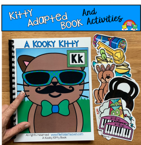 "A Kooky Kitty" Adapted Books And Activities