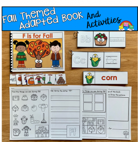 "F Is For Fall" Adapted Book And Activities