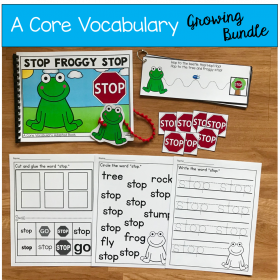 Core Vocabulary Activities Bundle