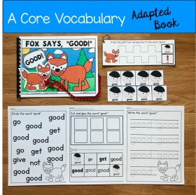 "Fox Says Good" (Working With Core Vocabulary)