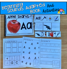 "Apple Starts With A" (Beginning Sounds Book and Activities)