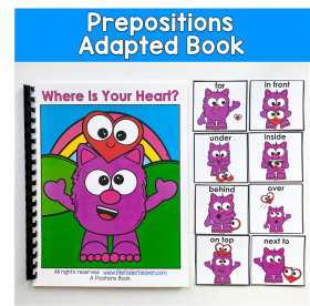 "Where Is Your Heart?" Prepositions Adapted Book