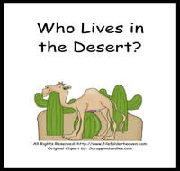 Who Lives in the Desert New Adapted Books Unit Who Lives in the Desert New Adapted Books Unit