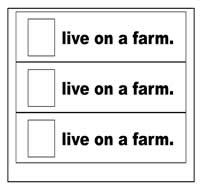 "Live on a Farm" Flip Strips "Live on a Farm" Flip Strips