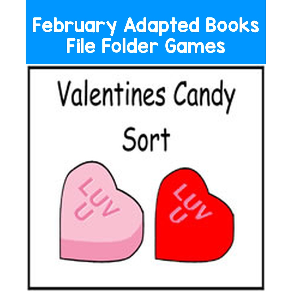 February Interactive Books File Folders