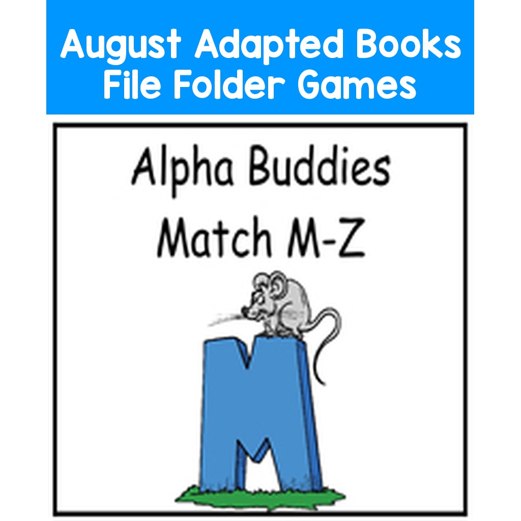 August Interactive Books File Folder Games
