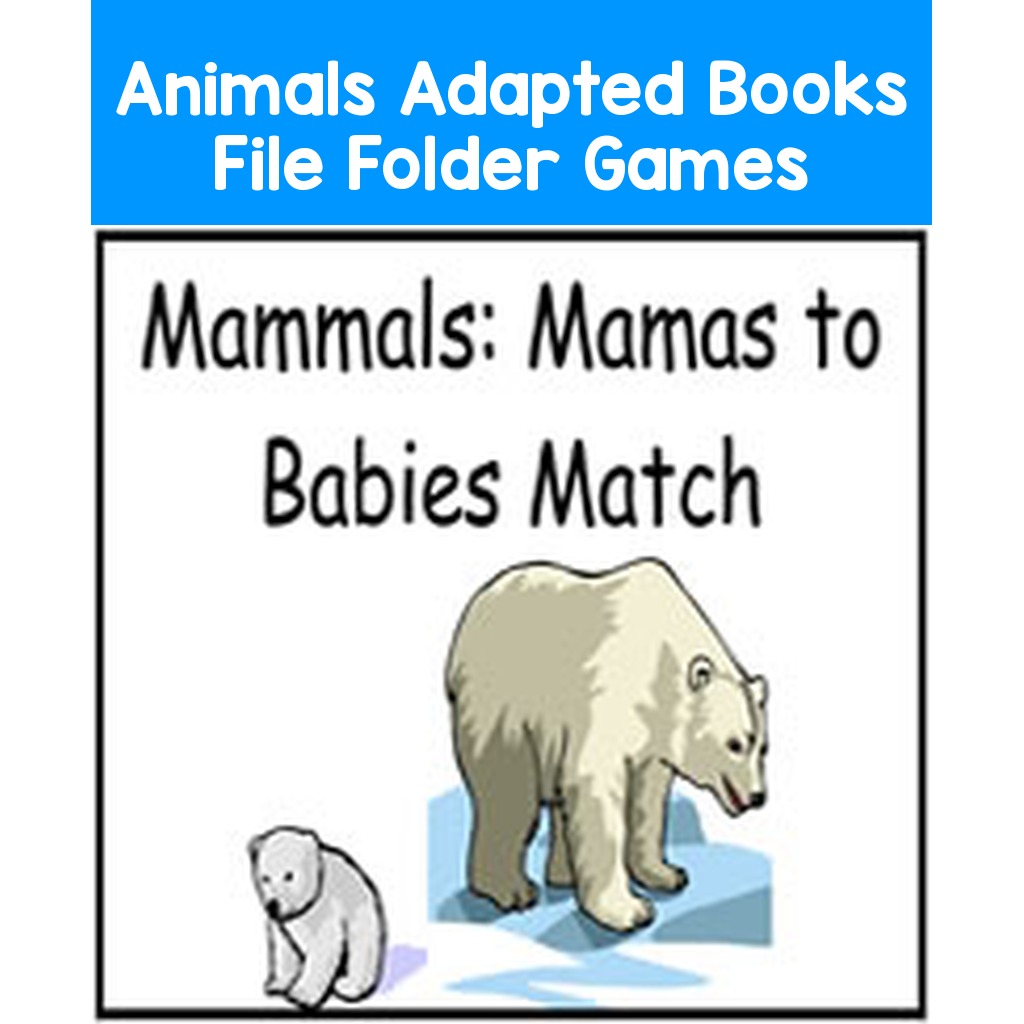 Animals Interactive Books File Folders