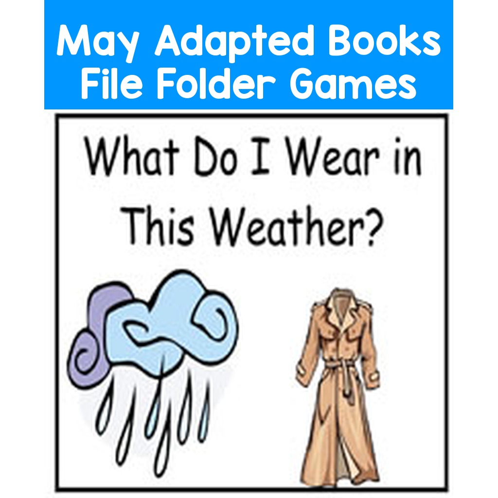 May Interactive Books File Folder Games