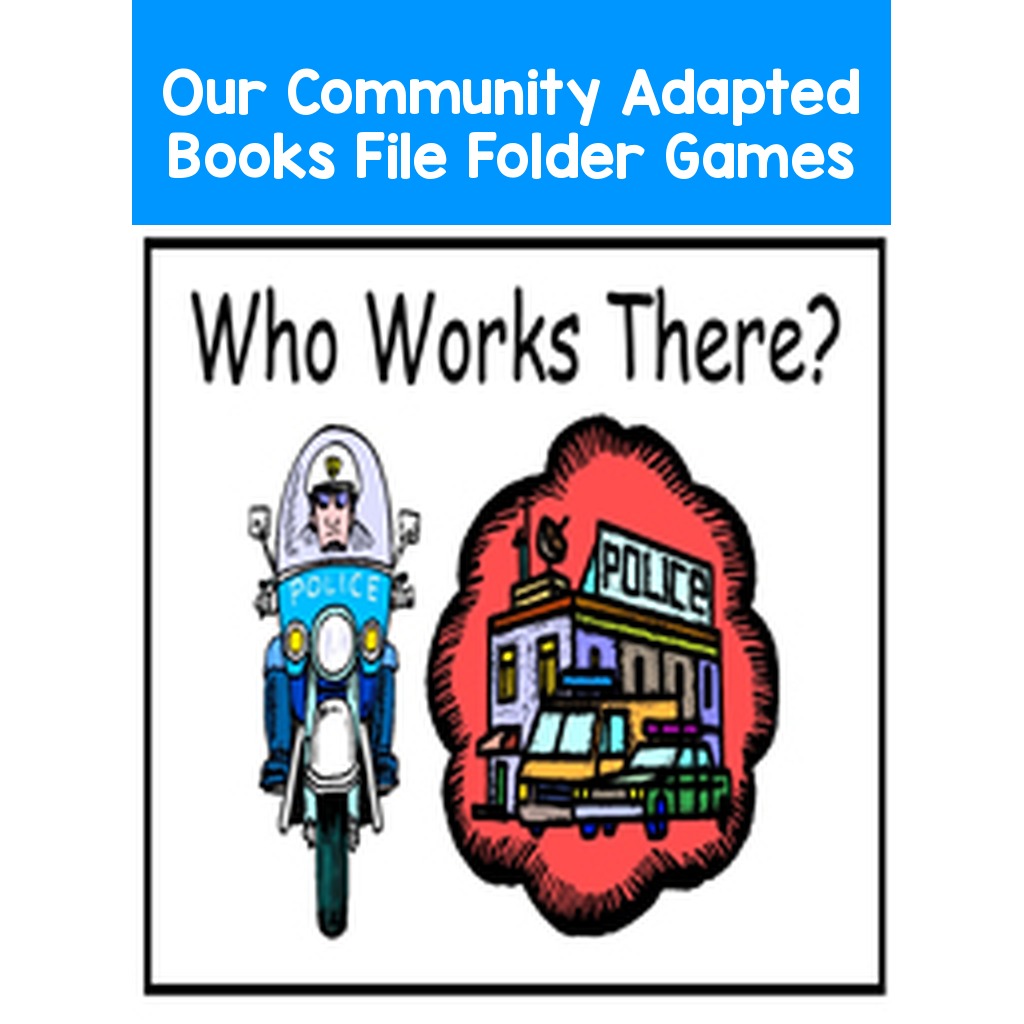 Our Community Interactive Books File Folders