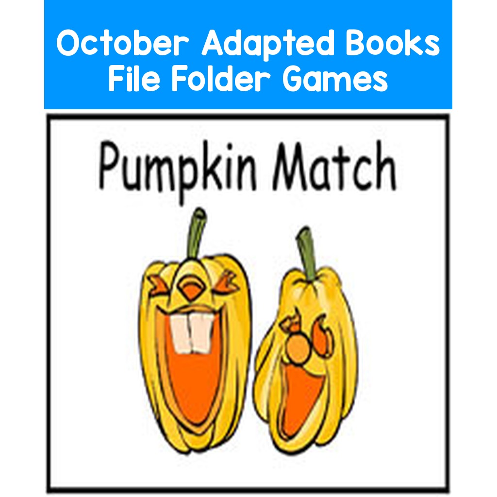 October Interactive Books File Folders