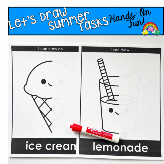 Let\'s Draw Summer Activities