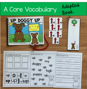 "Up Doggy Up!" (Working With Core Vocabulary)