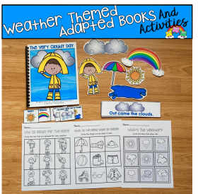 "It Was A Very Cloudy Day" Weather Adapted Book And Activities