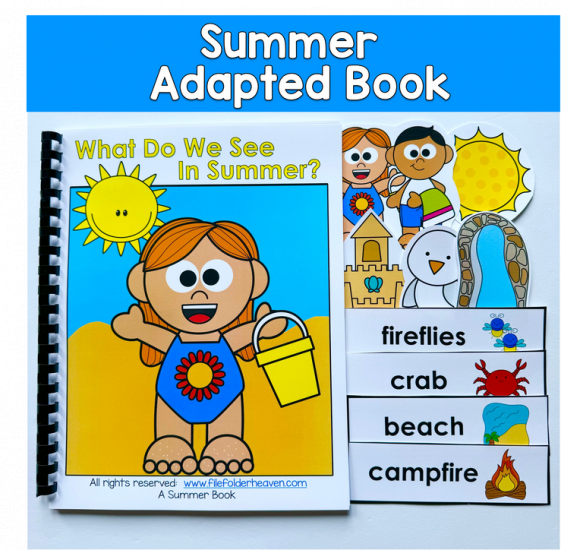 Summer Adapted Book: What Do We See In Summer