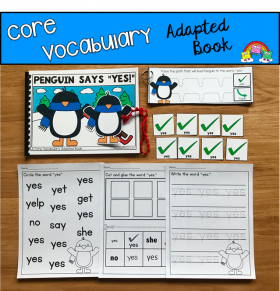 "Penguin Says Yes" (Working With Core Vocabulary)