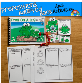 "Frog On A Log: Fly In The Sky!" Prepositions Adapted Book