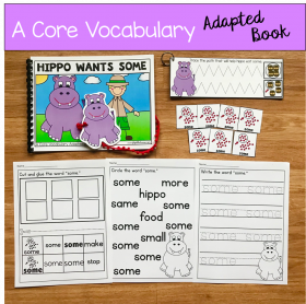 "Hippo Wants Some" (Working With Core Vocabulary)