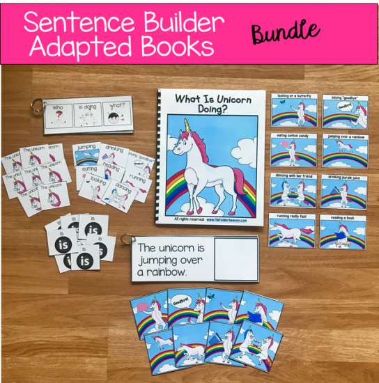 Sentence Builder Books Growing Bundle