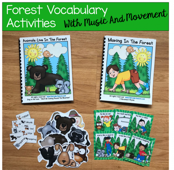 \"Animals Live in the Forest\" Adapted Song Book