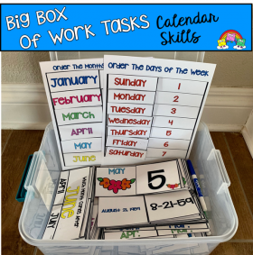 Big Box of Work Tasks: Calendar Skills Edition