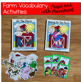 "On the Farm" Adapted Song Books (With Music and Movement)