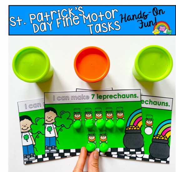 St. Patrick\'s Day Themed Fine Motor Activities