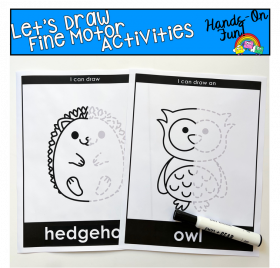 Let's Draw Fall Fine Motor Activities