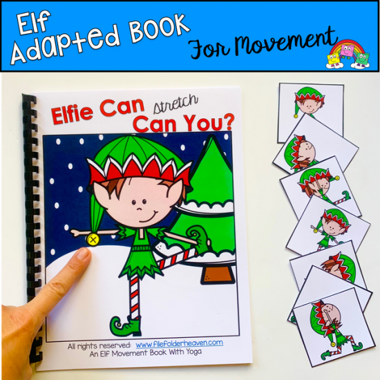 \"Elfie Can Can You\" Movement And Imitation Book