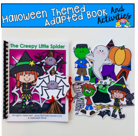 "The Creepy Little Spider" Prepositions Adapted Book