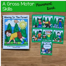 Forest Themed Movement Book (And Cards!)