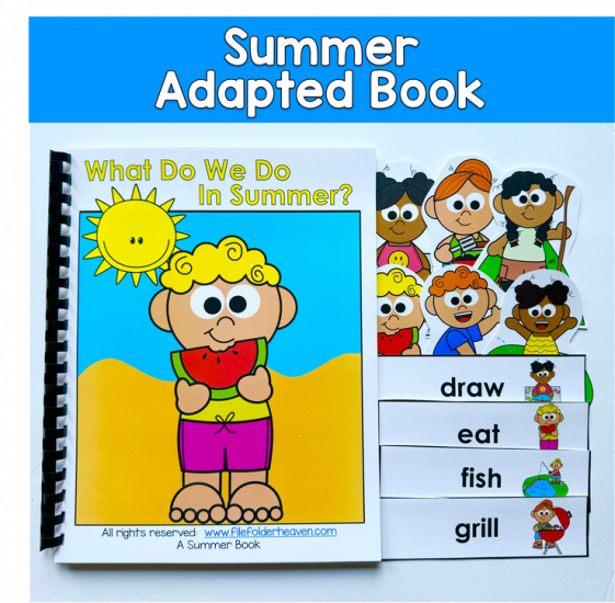 Summer Adapted Book: What Do We Do In Summer