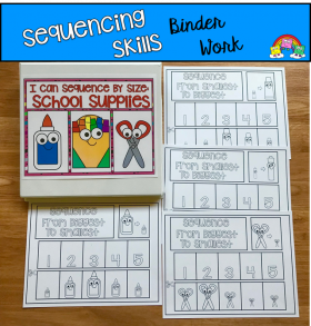 Sequencing Activities: Sequencing By Size