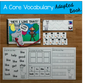 "Hey! I Like That!" (Working With Core Vocabulary)