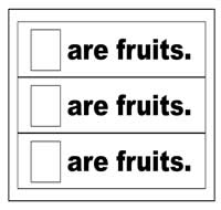 \"Are Fruits\" Flip Strips