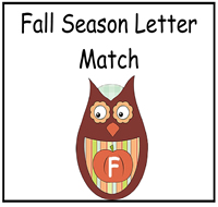 \"Fall Season\" File Folder Game