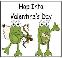 Hop Into Valentine\'s Day File Folder Game
