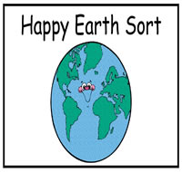 Happy Earth Day File Folder Game