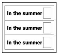 \"In the Summer\" Flip Strips
