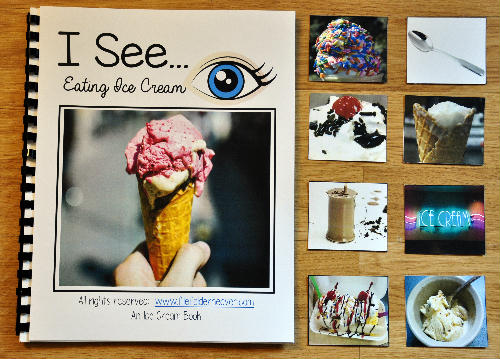 I See \"Eating Ice Cream\" Adapted Book (w/Real Photos)