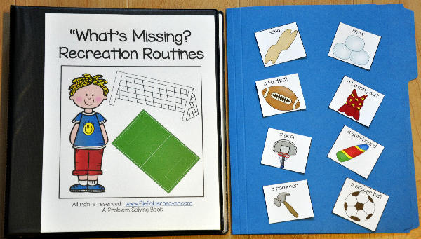 What\'s Missing? Recreation Routines Adapted Book