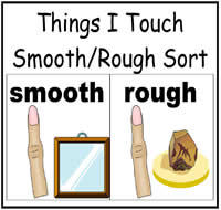 Things I Feel: Smooth and Rough Sort File Folder Game - $1 ...