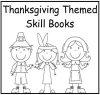 Thanksgiving Themed Printable Skill Books