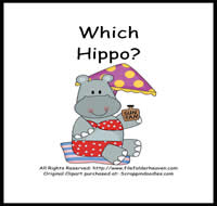 Which Hippo is Which Riddle Book
